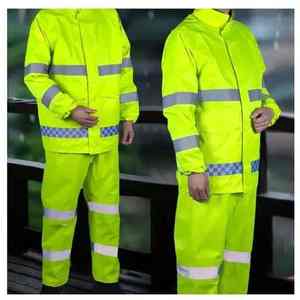 Chaleco de Seguridad Industrial Multicolor, Ropa de Trabajo Reflectante de Alta Visibilidad, Chaleco Utilitario con Múltiples Bolsillos, Uniforme de Seguridad para Obras - Product Image 2