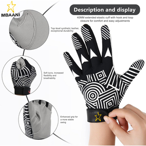 Youth Baseball Batting Gloves for Kids Boys Girls Ages 5-12 - Product Image 3