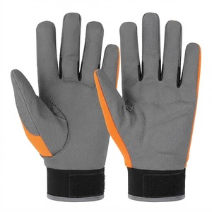 Guantes de Trabajo de Seguridad para Mecánicos, Resistentes, de Cuero Sintético Industrial Amara, con Tela Transpirable de Spandex en la Parte Posterior y Cierre Ajustable - Product Image 5