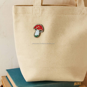 Mushroom Embroidered <b>Sequin</b> Pearl Brooch Seed Beads Lapel <b>Jackets</b> Bags Hats Custom Wholesale Silver Plated Plating - Product Image 3