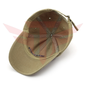 Gorra de Béisbol Unisex Tactus Industries, 6 Paneles, Ajustable, Color Sólido, Sarga de Algodón, Impermeable, Logotipo Bordado en la Parte Delantera, Color Cobre Dorado - Product Image 6