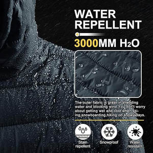 Fabricante OEM de Chaquetas Acolchadas Ligeras con Capucha para Hombre, Abrigo Acolchado Cálido Resistente al Agua con Diseño Personalizado - Product Image 4