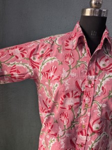 Camisa Casual de Algodón con Estampado Floral de Manga Corta para Hombre, Cuello Camisero, Estilo Veraniego - Product Image 6