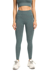 Nouveaux Leggings de Yoga pour Femmes à Taille Haute, Confortables, Respirants, Écologiques, Protection UV, Tissu Tricoté, Haute Qualité, MOQ Bas 10 pièces - Product Image 2
