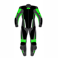 Combinaison de moto en cuir pour homme, équipement de moto et automobile, avec protections, pour la conduite et les courses, plusieurs couleurs
