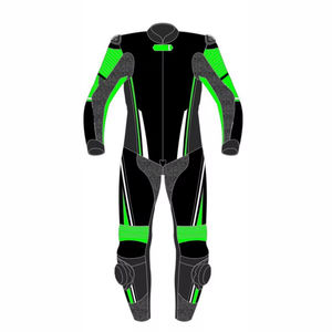 Combinaison de moto en cuir pour homme, équipement de moto et automobile, avec protections, pour la conduite et les courses, plusieurs couleurs - Product Image 4