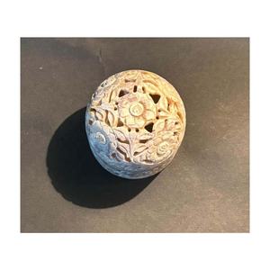 Quemador de Incienso de Piedra de Savia Hecho a Mano, Forma Ovalada, Imitación Antigua para el Festival de Ramadán en Arabia Saudita - Product Image 5