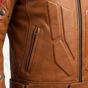 Chaqueta de Motociclista de Cuero Genuino para Hombre de la Mejor Calidad, Nueva Colección de Invierno, Chaquetas de Motocicleta con Protecciones Desmontables Personalizadas - Product Image 5