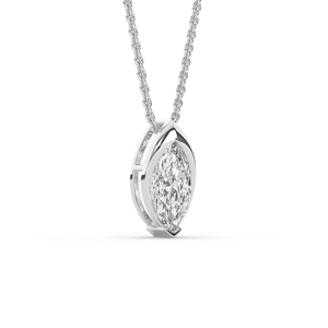 El Mejor Colgante de Diamante Cultivado en Laboratorio de 1.25 Ct, Corte Redondo/Pera, Plata 925, Oro, Estilo Único, Ligero, para Compromiso, para Mujer - Product Image 6