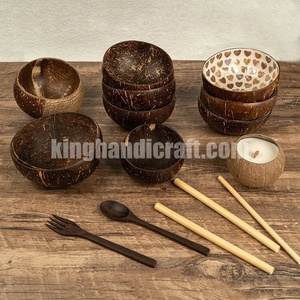 Cuencos de Coco Hechos a Mano al por Mayor, Vajilla Ecológica Reutilizable para Compradores Mayoristas, Minoristas y Vida Sostenible - Product Image 6