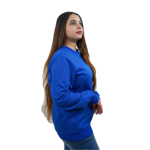 Sweat-shirt pour femmes en molleton de coton doux, chaud, à manches longues, pull décontracté, vêtements d'hiver, style streetwear - Product Image 5