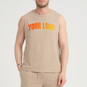 Conjunto de Camiseta sin Mangas y Pantalones Cortos para Hombre, Ropa Deportiva Profesional, Tejido Ligero, Transpirable, Cómodo, Ajuste Atlético - Product Image 4