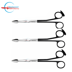 Tijeras Dissectores Faciales Trepsat de Acero Inoxidable Negro Serrado Super-Cut, Instrumento de Precisión para Cirugía Reconstructiva - Product Image 3