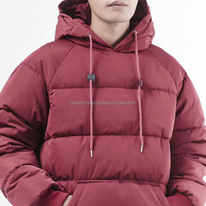 Customizable 2024 Iron Gate <b>Canvas</b> Puffer <b>Jacket</b> with Detachable Hood and Stand Collar High Street Style - Product Image 6