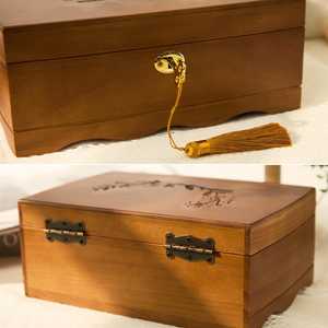 <b>Cheap</b> Rustic Wooden Treasure <b>Box</b> for Precious Items, Jewelry, Small <b>Gifts</b> and Memories with Artistic Handmade Details - Product Image 2