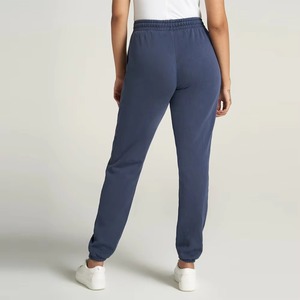 Pantalon de survêtement cargo ample pour femme à taille mi-haute élastique, 7 poches, style streetwear, respirant, en tissu éponge écologique - Product Image 2