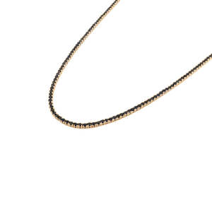 18K Gold 9.46 Ct Deep Blue Sapphire <b>Statement</b> <b>Necklace</b> with Pearl Accent - Product Image 4