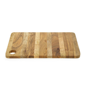 Planche à découper ronde en bois écologique avec poignée, en bois de manguier naturel, pour pizza, charcuterie et fromage - Product Image 2