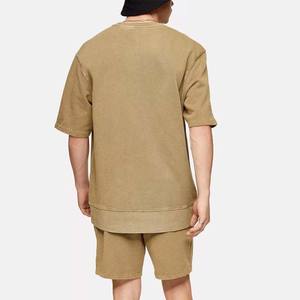 Conjunto Casual de Verano Personalizado para Hombre, Talla Grande, Conjunto de 2 Piezas, Impresión de Logotipo Personalizado, Tejido Transpirable de Poliéster/Algodón de Peso Pesado - Product Image 3