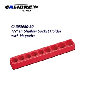 TAIWAN CALIBRE 1/2" Drive Deep or Shallow Magnetic Socket Holder Organizer, Socket Drawer Organizer - Product Image 2