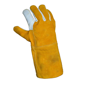Safety Welding Gloves Supplier Price <b>Heat</b> Resistant Leather Welding Gloves in New Stock Welding Gloves High Quality With OEM - Product Image 6