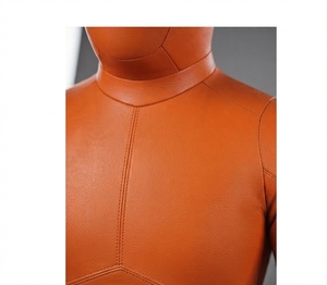 Muñeco de Boxeo Profesional Naranja de PU con Relleno de Esponja, Saco de Boxeo Resistente para Entrenamiento de Adultos, Muñeco de Grappling de Tamaño Completo - Product Image 4