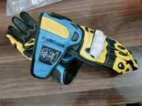 Gants en cuir sur mesure, gants de course à doigts entiers, gants de moto, gants de protection respirants et résistants aux coupures