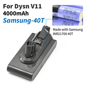 Batterie amovible TPCELL pour aspirateur <span class=keywords><strong>Dyson</strong></span> <span class=keywords><strong>V11</strong></span>/V15, cellule TABLESS 4/5Ah, compatible <span class=keywords><strong>V11</strong></span> Absolute, <span class=keywords><strong>V11</strong></span> <span class=keywords><strong>Animal</strong></span>, <span class=keywords><strong>V11</strong></span> Fluffy <span class=keywords><strong>Extra</strong></span> - Product Image 4