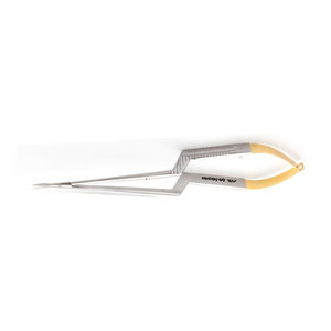Instruments chirurgicaux cardiaques de qualité supérieure en acier inoxydable, micro-ciseaux Yasargil à baïonnette, 195 mm, droits et courbés - Product Image 5