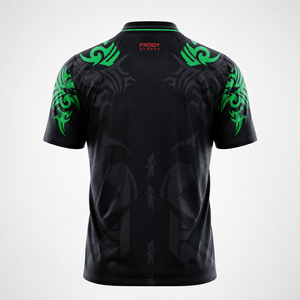 Maillot d'e-sport personnalisé par sublimation, design professionnel, t-shirt de gaming respirant, uniforme d'équipe de joueur pro, vêtement de sport à séchage rapide - Product Image 2