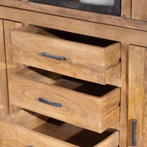 Vandana Crystal Layer 180cm mango wood <b>sideboard</b> with central glass door Presolino - Product Image 5