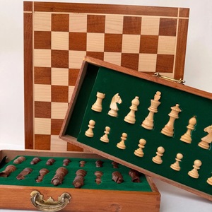 ILAHI's Eco-Friendly Rustic Polished Rectangle <b>Chess</b> <b>Board</b> Game 100% Handmade Pure Wood Animal/Love Style Customized Size <b>Chess</b> - Product Image 1