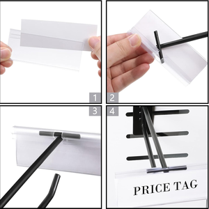 Carbon steel Metal Chrome Plated <b>Display</b> <b>Hook</b> Supermarket <b>Display</b> Price Tag <b>Hook</b> - Product Image 4