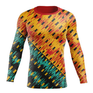 High Quality Stretchable Long Sleeve MMA <b>Rashguard</b> Unisex Fight wear Compression Shirt - Product Image 1