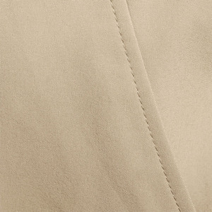 Pantalones Cortos Bermuda para Hombre, Color Caqui, Tela Oxford de Algodón, Cierre de Botones, Cintura Media, Bolsillos Casuales, Estilo Tejido Transpirable - Product Image 3