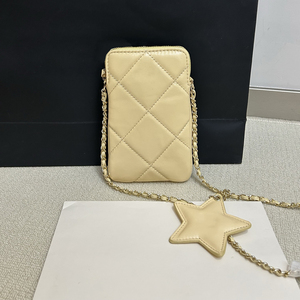 Factory wholesale custom designer new style mobile phone <b>bag</b> with chain mirror mini genuine leather purse wallet women handbags - Product Image 1