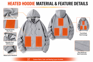 Sudadera con Capucha Gris para Hombre, Estilo Holgado, Tejida, Informal, para Invierno, con Diseño de Dibujos Animados, Bolsillo Naranja, Ecológica - Product Image 4