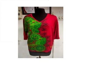 Haut en coton d'été pour femmes taille XL col rond style décontracté lavage enzymatique haute qualité exportateur indien vente dernière conception à bas prix - Product Image 6