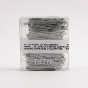 Élastiques à cheveux TIETYP, bandeaux en caoutchouc élastique, couleur unie, minimaliste, moderne, usage quotidien, pour femmes, emballage en carton, fabriqué en Corée - Product Image 2