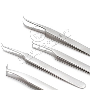 ชุดแหนบต่อขนตาพลาสม่าสีทองคุณภาพสูงพร้อมโลโก้สั่งทำได้ ขายส่ง แหนบต่อขนตาแบบวอลุ่ม ทำจากสแตนเลส - Product Image 2