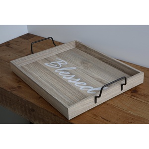 ถาดไม้เสิร์ฟอาหารทรงสี่เหลี่ยมทำด้วยมือถาดอาหารเช้าเป็นมิตรกับสิ่งแวดล้อมสำหรับโรงแรมและร้านอาหาร - Product Image 5