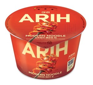 Fideos Instantáneos Coreanos Extra Picantes en Vaso 125g ARIH Ramen Salteado con Algas Listo para Comer al por Mayor - Product Image 2