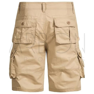 Bon Fournisseur Nouvelle Arrivée Facile à Porter Confortable Service OEM ODM Avec Multiples Poches Short Cargo en Toile Durable pour Hommes - Product Image 3