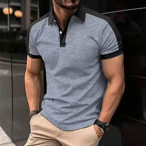Nuevo Diseño de Camisetas Polo Casuales de Algodón para Hombre, Marca de Moda, Camiseta Polo de Manga Corta para Hombre - Product Image 4