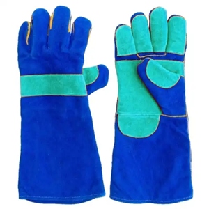 Guantes de Soldadura de Cuero Vacuno de Primera Calidad, Certificación CE, 11 oz, Antivibración, Duraderos, para Trabajo Pesado - Product Image 3