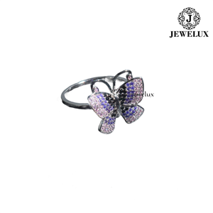 Best selling jewelux 925 silver IGI certified 14K gold plated luxury Wedding engagement party wear Unisex fine <b>ring</b> From India - Product Image 3