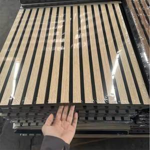 Paneles Acústicos Decorativos para el Hogar, 100% Poliéster, Diseño de Listones de Madera, Insonorizantes, Paneles Decorativos para Paredes Interiores - Product Image 4