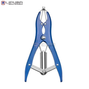 Veterinary Tail Docking <b>Castration</b> <b>Tool</b> for Small Animals Puppy Tail Banding Elastrator with 100 Bands Medic Instrument - Product Image 4