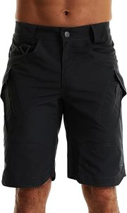 Men's Hiking Shorts Waterproof Tactical <b>Cargo</b> Short Pants Quick Dry <b>Work</b> Shorts with Multi Pockets - Product Image 4