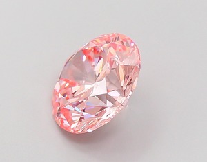 Diamant rond de 3,09 carats, rose intense fantaisie, pureté VVS2, cultivé en laboratoire par méthode CVD, polissage excellent, design solitaire. - Product Image 3